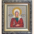 Набор для вышивания бисером ЧАРИВНА МИТЬ "Икона святой мученицы Ларисы"